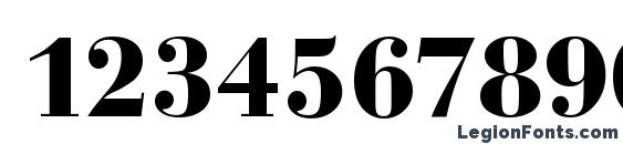 Bodoni Display Bold Font, Number Fonts