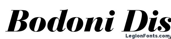 Bodoni Display BoldItalic Font
