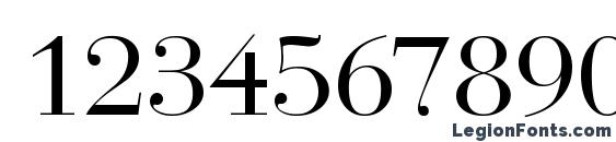 Bodoni Display Regular Font, Number Fonts
