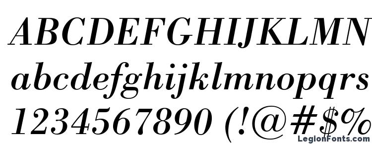 глифы шрифта Bodoni Italic BT, символы шрифта Bodoni Italic BT, символьная карта шрифта Bodoni Italic BT, предварительный просмотр шрифта Bodoni Italic BT, алфавит шрифта Bodoni Italic BT, шрифт Bodoni Italic BT