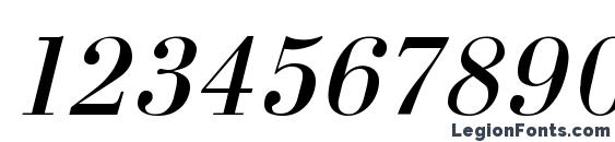 Bodoni Italic Font, Number Fonts