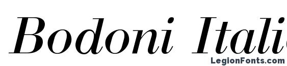 Bodoni Italic font, free Bodoni Italic font, preview Bodoni Italic font