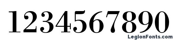 Bodoni LT Roman Font, Number Fonts