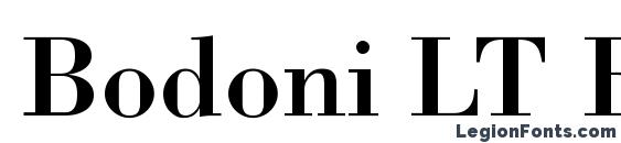 шрифт Bodoni LT Roman, бесплатный шрифт Bodoni LT Roman, предварительный просмотр шрифта Bodoni LT Roman