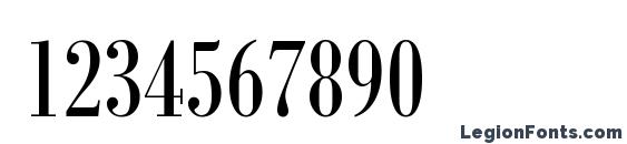 Bodoni MT Condensed Font, Number Fonts