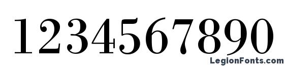 Bodoni MT Font, Number Fonts