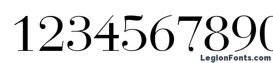 Bodoni Normal Font, Number Fonts