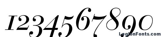 Bodoni Recut OldStyle SSi Normal Font, Number Fonts