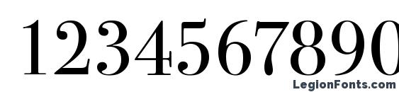 Bodoni Seventytwo ITC Book Font, Number Fonts