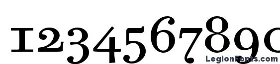 Bodoni Six OS ITC TT Book Font, Number Fonts