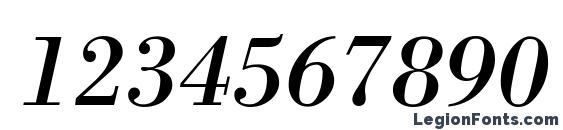 Bodoni SSi Italic Font, Number Fonts