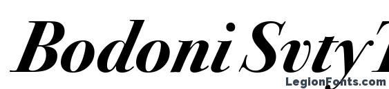 Bodoni SvtyTwo OS ITC TT BoldIt Font