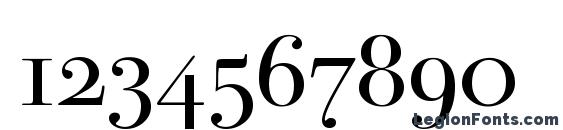 Bodoni SvtyTwo SC ITC TT Book Font, Number Fonts