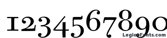 Bodoni Twelve OS ITC TT Book Font, Number Fonts