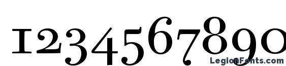Bodoni Twelve SC ITC TT Book Font, Number Fonts