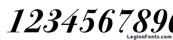 Bodoni72c bolditalic Font, Number Fonts