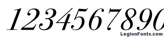 Bodoni72c italic Font, Number Fonts