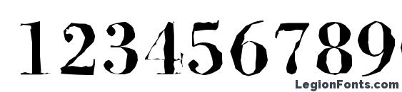 BodoniAntique Medium Regular Font, Number Fonts