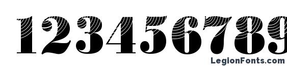 BodoniConcentric2 Regular Font, Number Fonts