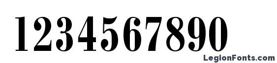 Bodonicondc Font, Number Fonts