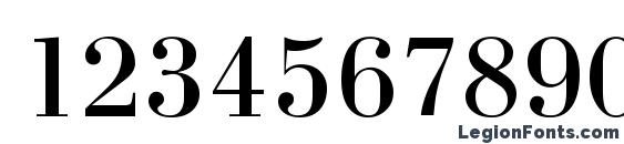Bodonictt regular Font, Number Fonts
