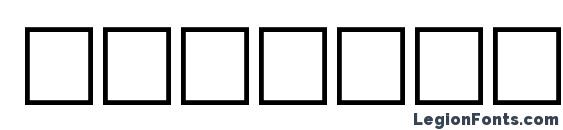 BodoniCyrillicFWF Italic Font, Number Fonts