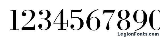 BodoniCyrillicFWF Font, Number Fonts