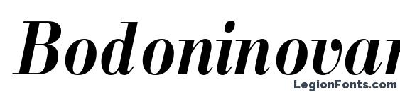 Bodoninovanr bolditalic font, free Bodoninovanr bolditalic font, preview Bodoninovanr bolditalic font
