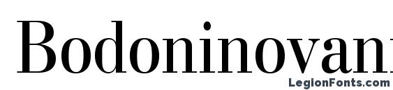 Bodoninovanr regular Font