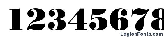 Bodoniposterc Font, Number Fonts
