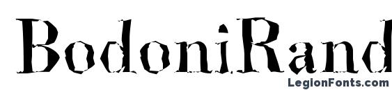 BodoniRandom Regular font, free BodoniRandom Regular font, preview BodoniRandom Regular font