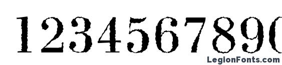 Bodoniroughc Font, Number Fonts