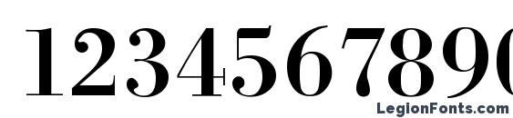 BodoniSerial Medium Regular Font, Number Fonts