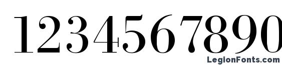 BodoniSerial Regular Font, Number Fonts