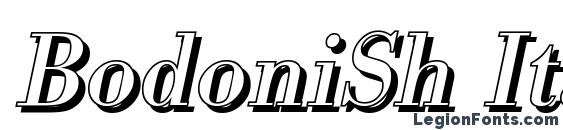 BodoniSh Italic font, free BodoniSh Italic font, preview BodoniSh Italic font