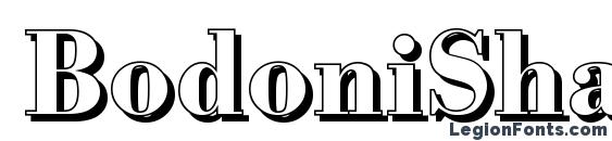 BodoniShadow Bold Font, Cool Fonts