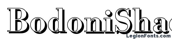 BodoniShadow Medium Regular Font