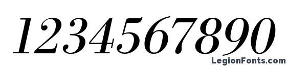 BodoniStd Italic Font, Number Fonts
