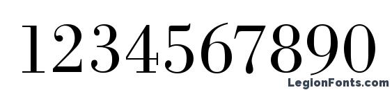 BodoniStd Light Regular Font, Number Fonts
