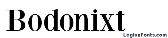 Шрифт Bodonixt