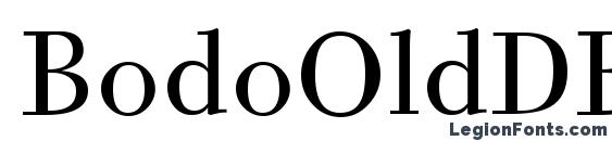 шрифт BodoOldDB Normal, бесплатный шрифт BodoOldDB Normal, предварительный просмотр шрифта BodoOldDB Normal