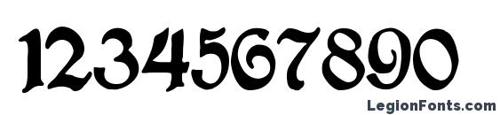 BoisterBlack Font, Number Fonts