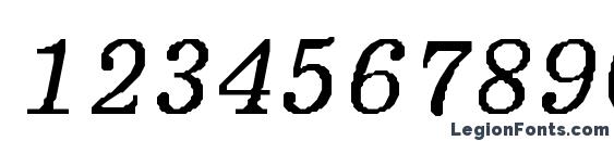 BoldfaceItalic SemiBold Italic Font, Number Fonts