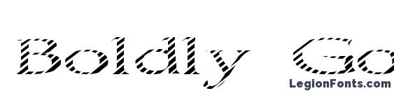 Boldly Go font, free Boldly Go font, preview Boldly Go font