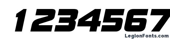 Bolster Italic Font, Number Fonts