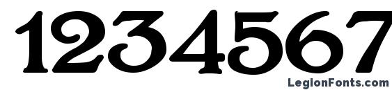 BoltonBold Font, Number Fonts