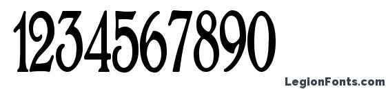BoltonElongated Font, Number Fonts