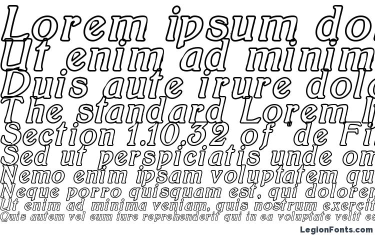 specimens BoltonItalicOutline font, sample BoltonItalicOutline font, an example of writing BoltonItalicOutline font, review BoltonItalicOutline font, preview BoltonItalicOutline font, BoltonItalicOutline font