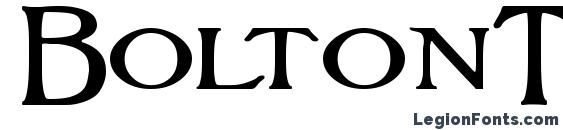 BoltonTitling font, free BoltonTitling font, preview BoltonTitling font