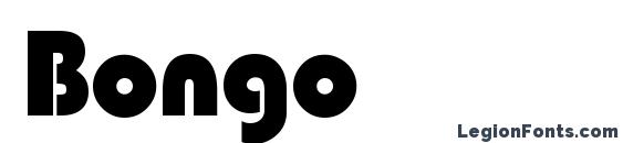 шрифт Bongo, бесплатный шрифт Bongo, предварительный просмотр шрифта Bongo